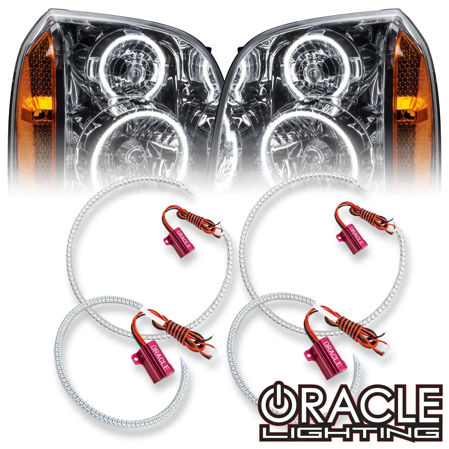 ORACLE Lighting 2007-2014 GMC Yukon LED Headlight Halo Kit by ORACLE Lighting