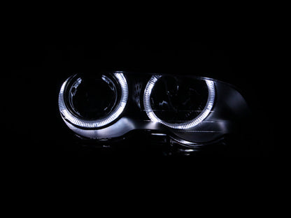 Projector Headlight Set w/Halo by ANZO USA