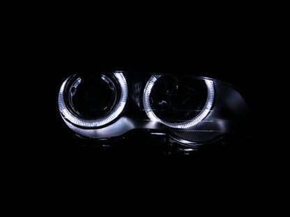 Projector Headlight Set w/Halo by ANZO USA
