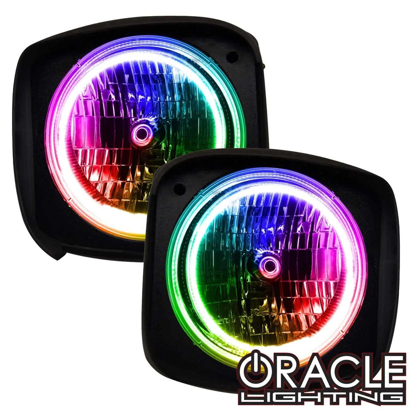 ORACLE Lighting 2003-2010 Hummer H2 Dynamic ColorSHIFT Headlight Halo Kit by ORACLE Lighting