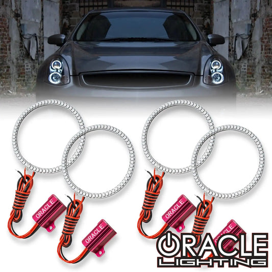 ORACLE Lighting 2006-2007 Infiniti G35 Coupe LED Headlight Halo Kit by ORACLE Lighting