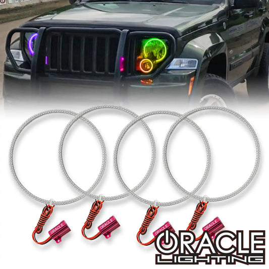 ORACLE Lighting 2008-2013 Jeep Liberty LED Headlight Halo Kit by ORACLE Lighting