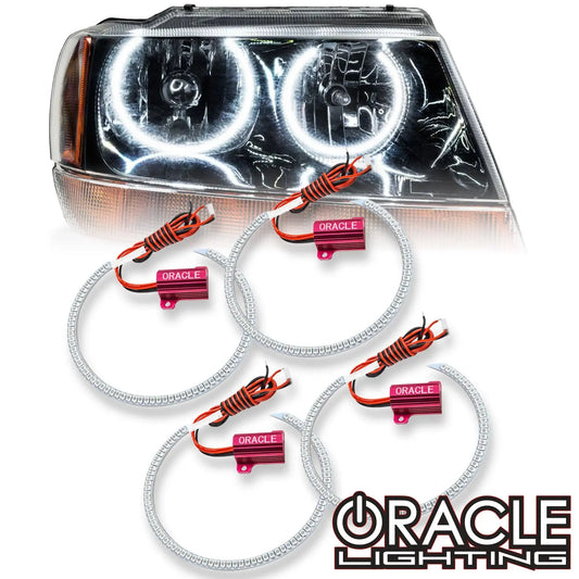 ORACLE Lighting 1999-2004 Jeep Grand Cherokee LED Headlight Halo Kit by ORACLE Lighting