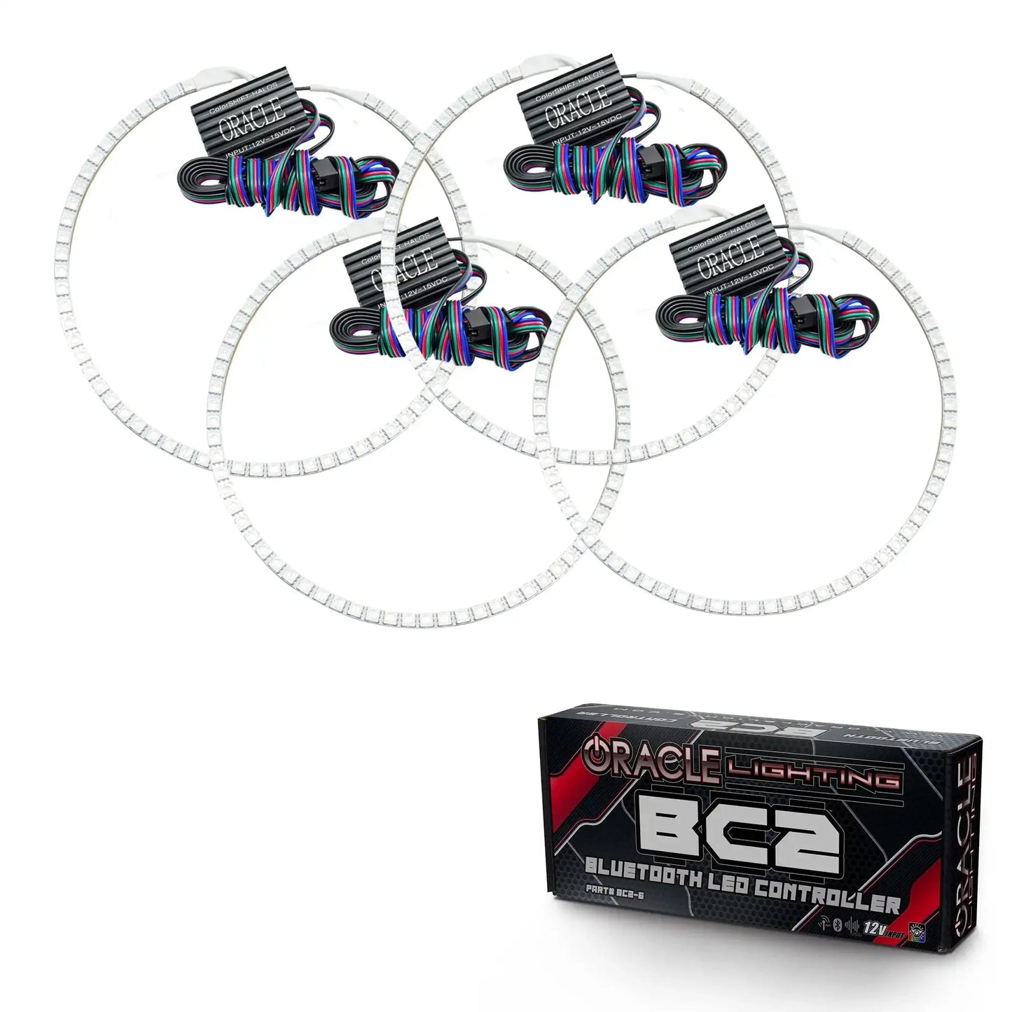 ORACLE Lighting 2005-2010 Jeep Grand Cherokee LED Headlight Halo Kit by ORACLE Lighting