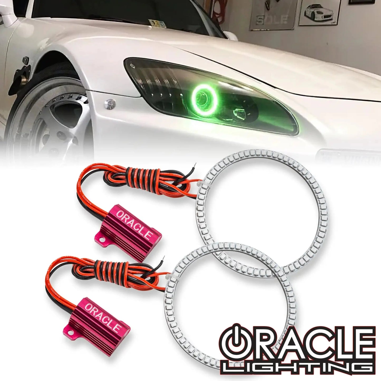 ORACLE Lighting 1999-2009 Honda S2000 LED Headlight Halo Kit by ORACLE Lighting