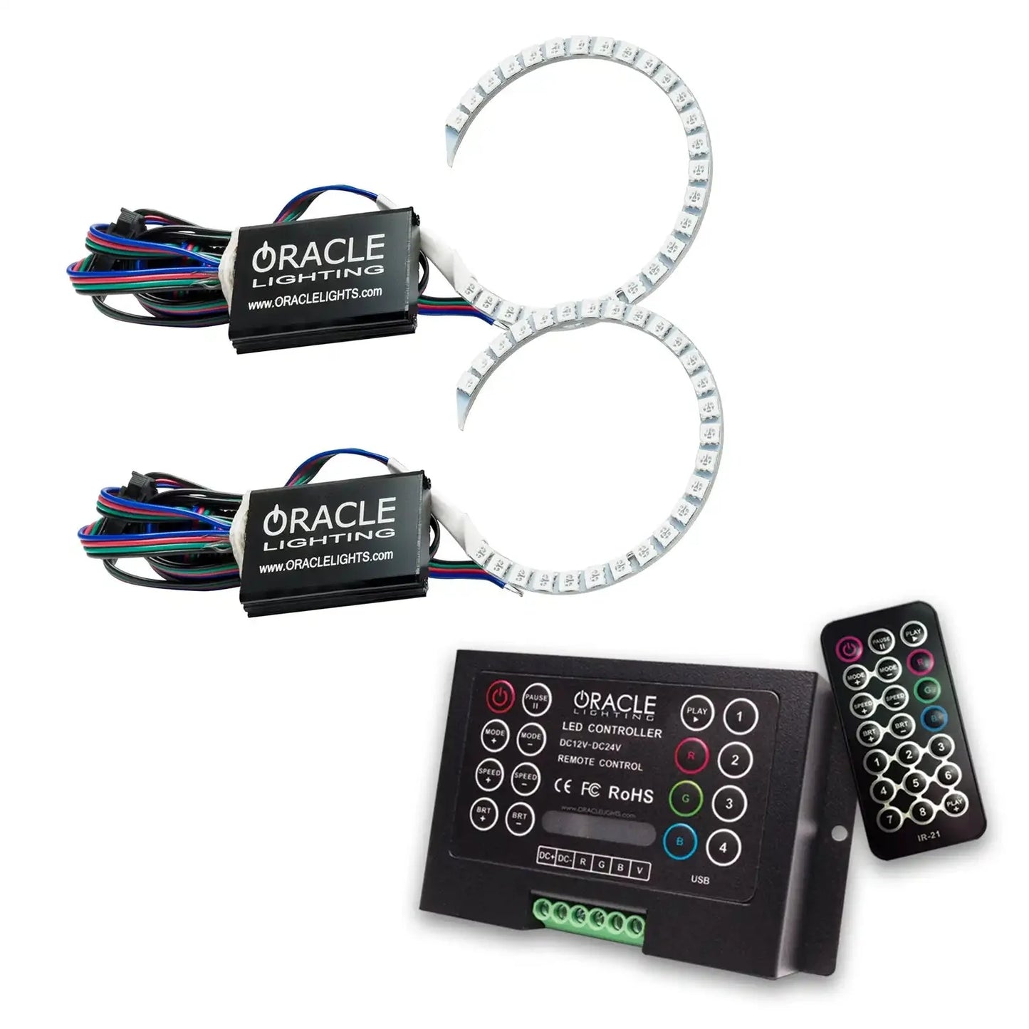 ORACLE Lighting 2007-2013 Audi A5 LED Headlight Halo Kit by ORACLE Lighting