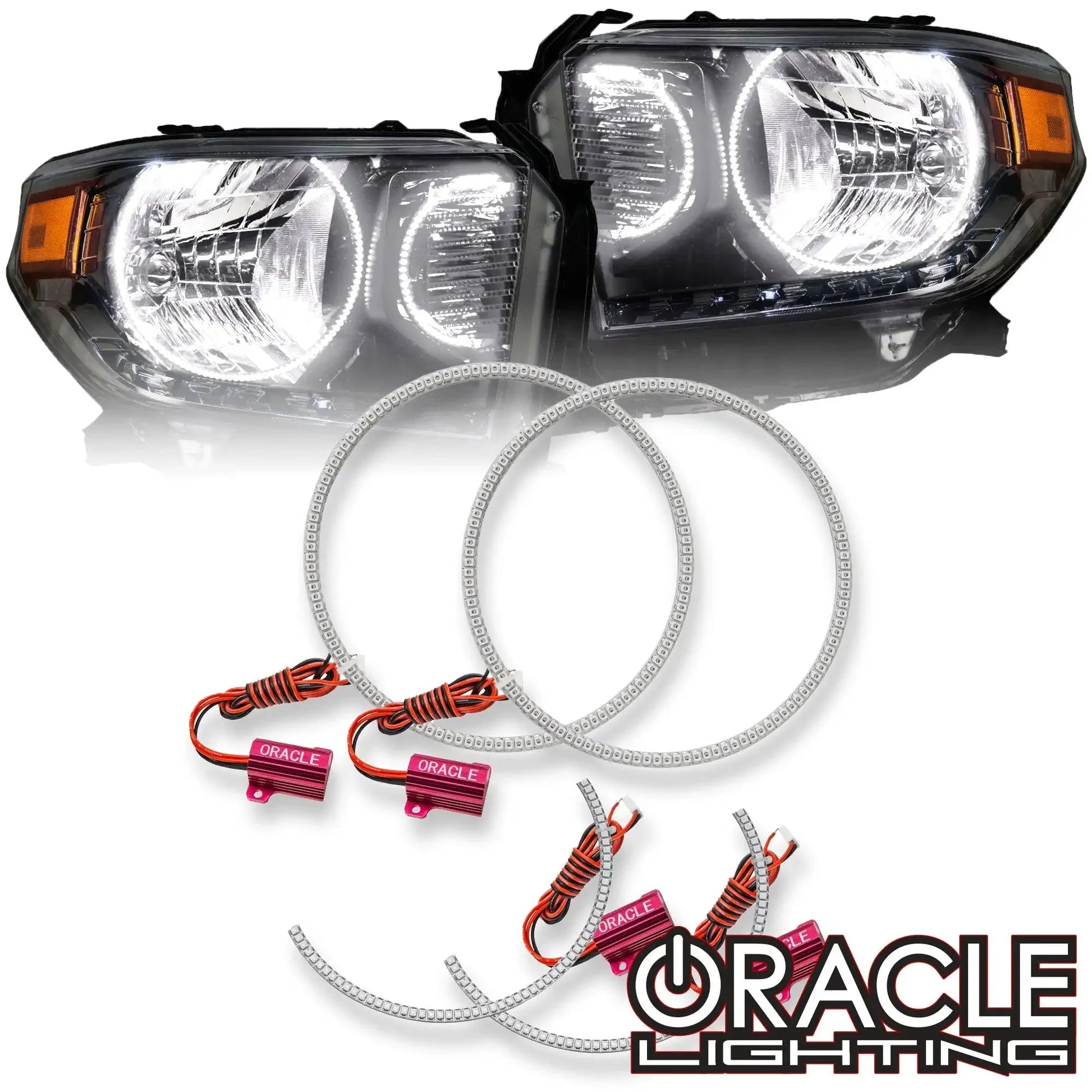 ORACLE Lighting 2014-2017 Toyota Tundra LED Dual Halo Headlight Kit by ORACLE Lighting
