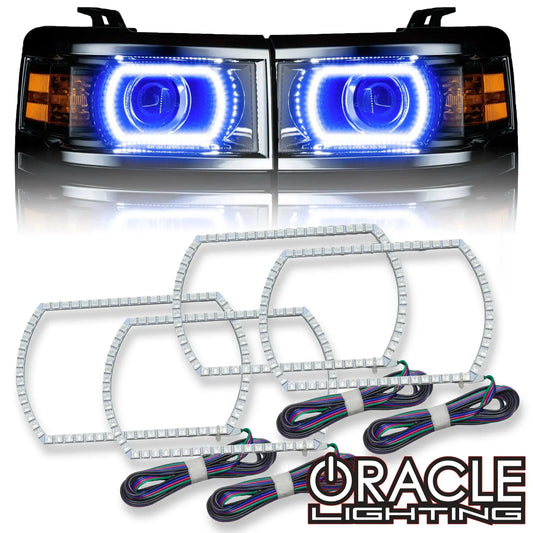 2014-2015 Chevy Silverado 1500 ORACLE ColorSHIFT Halo Kit (Projector Style) by ORACLE Lighting
