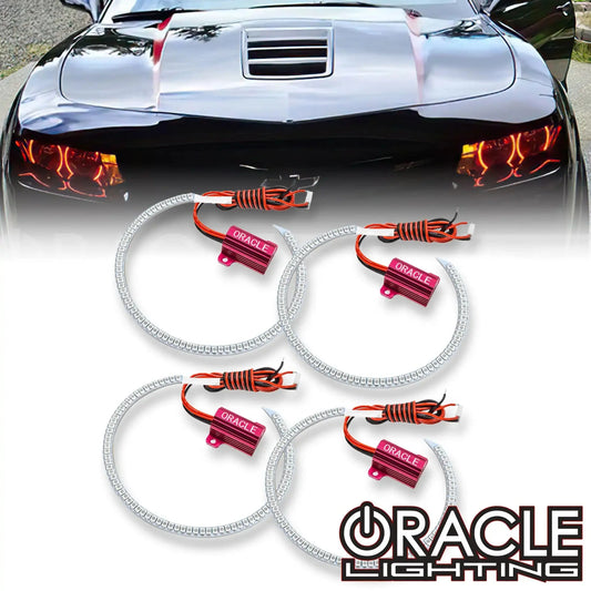2014-2015 Chevrolet Camaro Non-RS ORACLE Dual Halo Headlight Kit (Round Style) by ORACLE Lighting