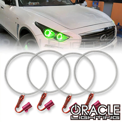 ORACLE Lighting 2009-2015 Infiniti QX70 LED Headlight Halo Kit by ORACLE Lighting