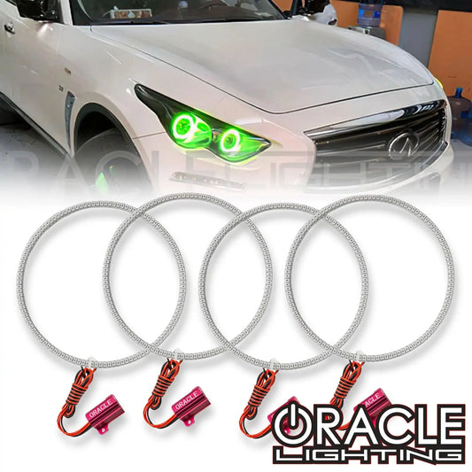 ORACLE Lighting 2009-2015 Infiniti QX70 LED Headlight Halo Kit by ORACLE Lighting