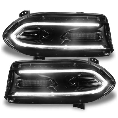 ORACLE Lighting 2015-2021 Dodge Charger ColorSHIFT RGB+W Headlight DRL Upgrade Kit by ORACLE Lighting