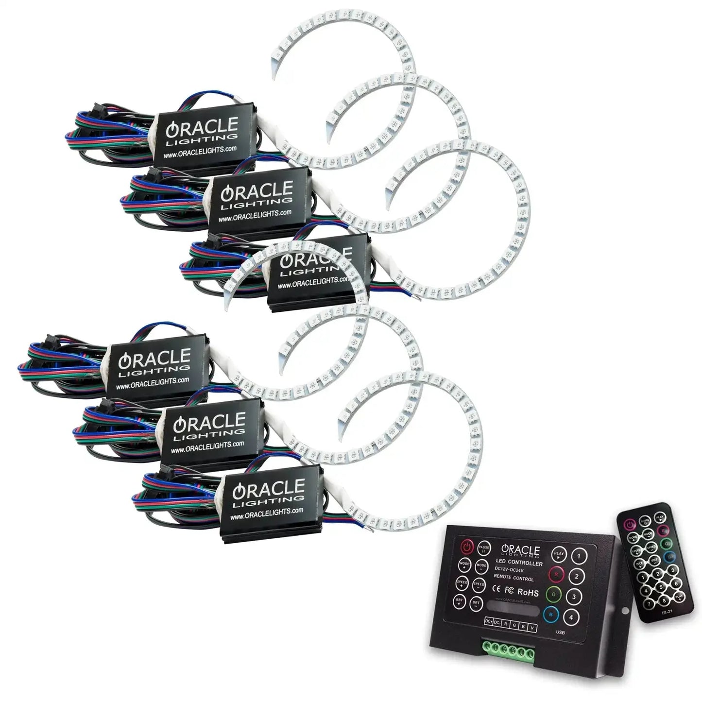 ORACLE Lighting 2004-2009 Mazda 3 LED Headlight Halo Kit by ORACLE Lighting