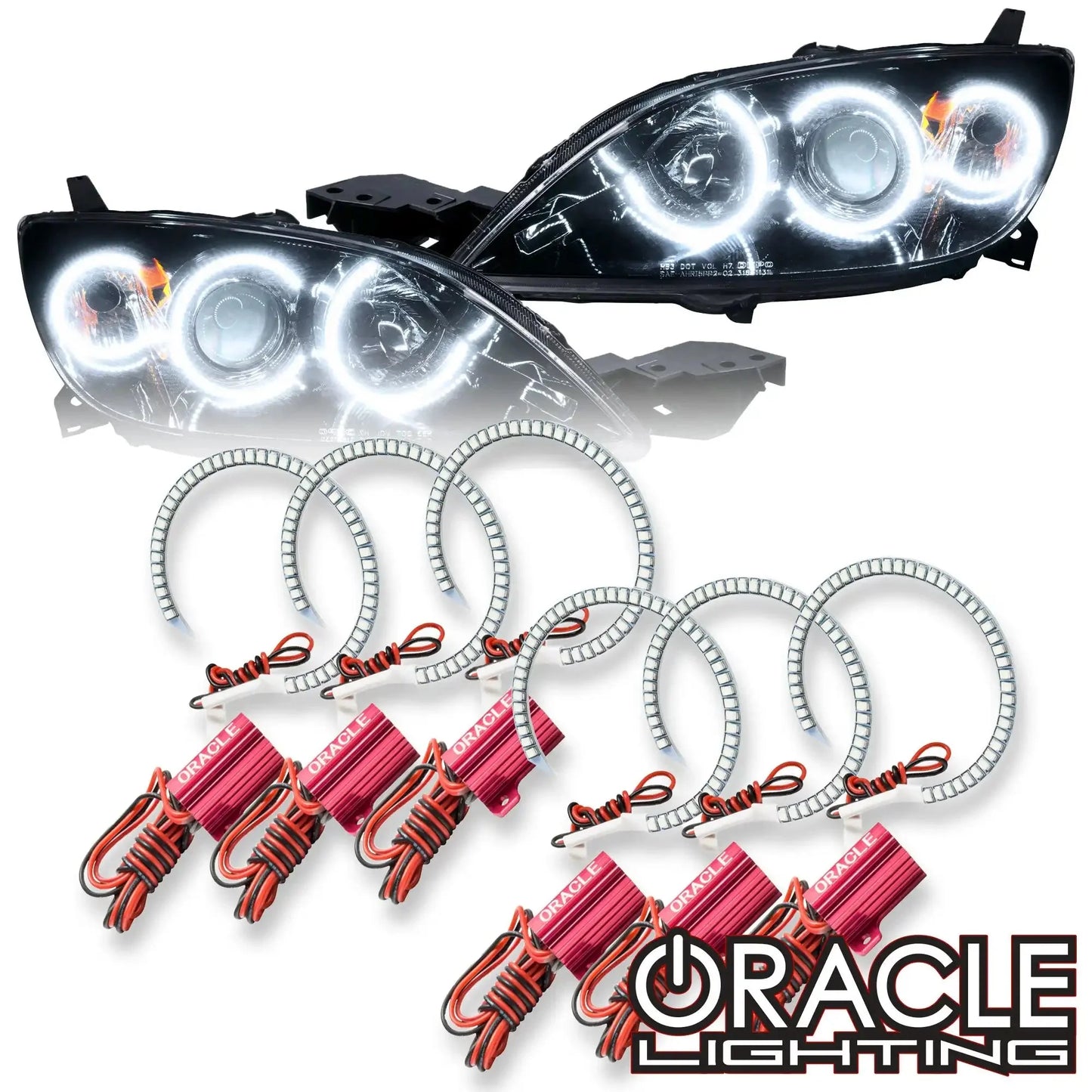 ORACLE Lighting 2004-2009 Mazda 3 LED Headlight Halo Kit by ORACLE Lighting