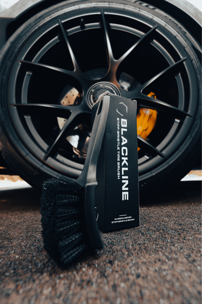 BLACKLINE® STIFF BRISTLE TIRE BRUSH by Blackline Car Care