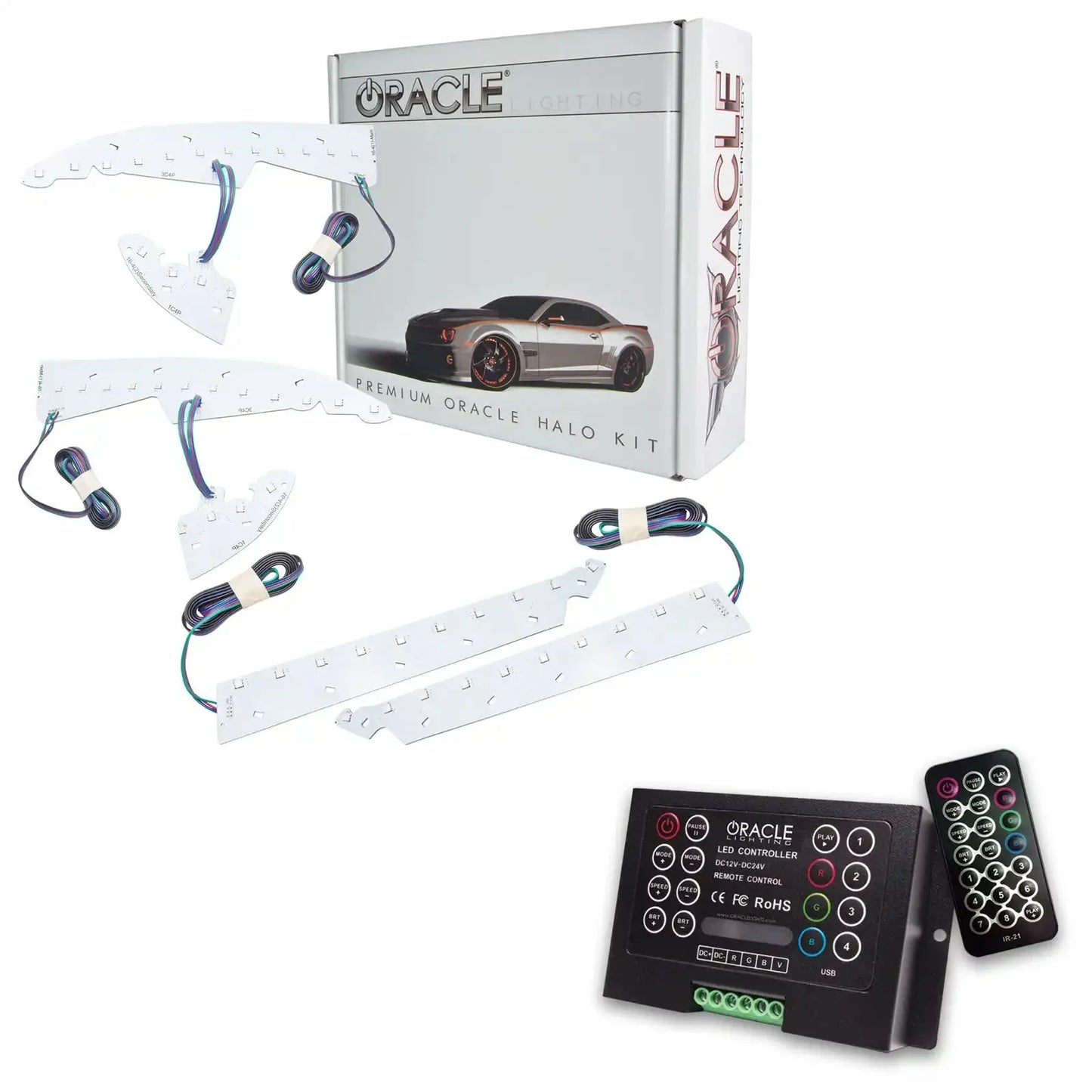 ORACLE Lighting 2014-2015 GMC Sierra ColorSHIFT Headlight DRL Upgrade Kit by ORACLE Lighting