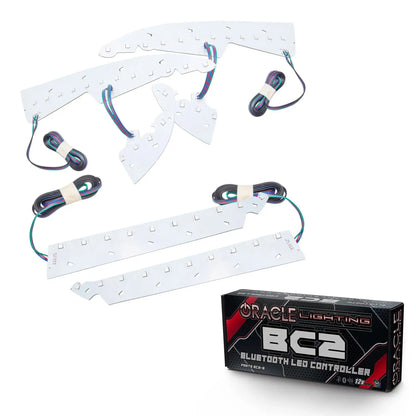 ORACLE Lighting 2014-2015 GMC Sierra ColorSHIFT Headlight DRL Upgrade Kit by ORACLE Lighting