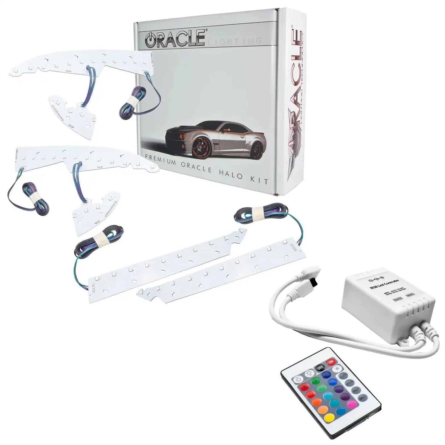 ORACLE Lighting 2014-2015 GMC Sierra ColorSHIFT Headlight DRL Upgrade Kit by ORACLE Lighting