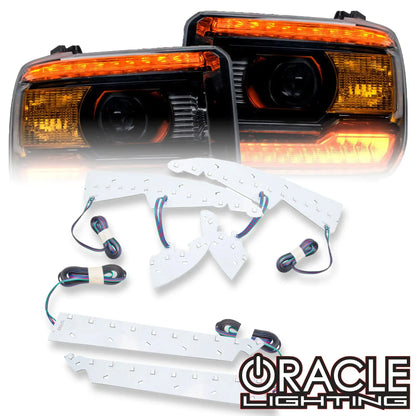 ORACLE Lighting 2014-2015 GMC Sierra ColorSHIFT Headlight DRL Upgrade Kit by ORACLE Lighting