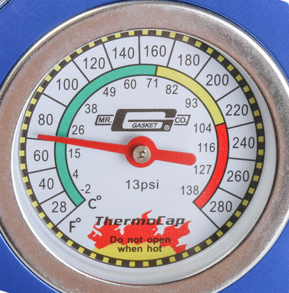Mr. Gasket Thermocap - 13 PSI - Blue by Mr Gasket