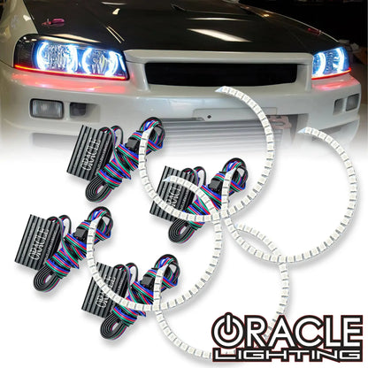 ORACLE Lighting 1998-2001 Nissan Skyline R34/GTR LED Headlight Halo Kit by ORACLE Lighting