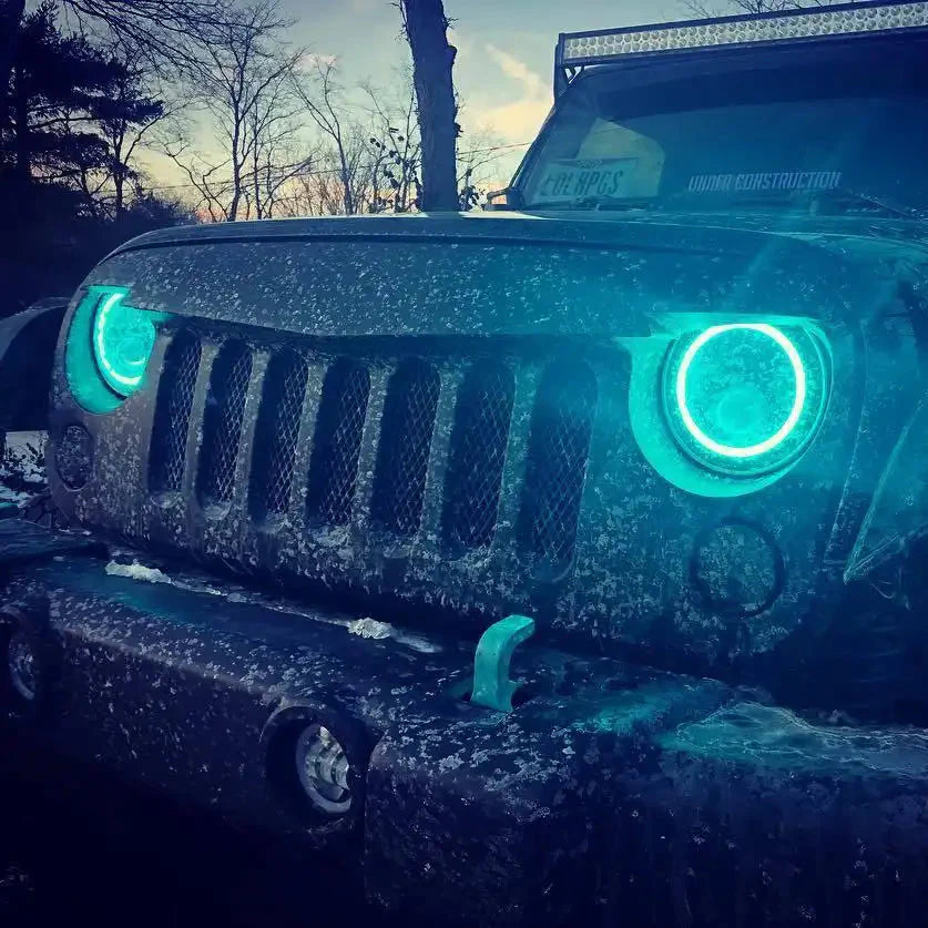 7" High Powered LED Headlights | DOT Certified Sealed Beam Replacement | Jeep Wrangler & Classic Cars by ORACLE Lighting