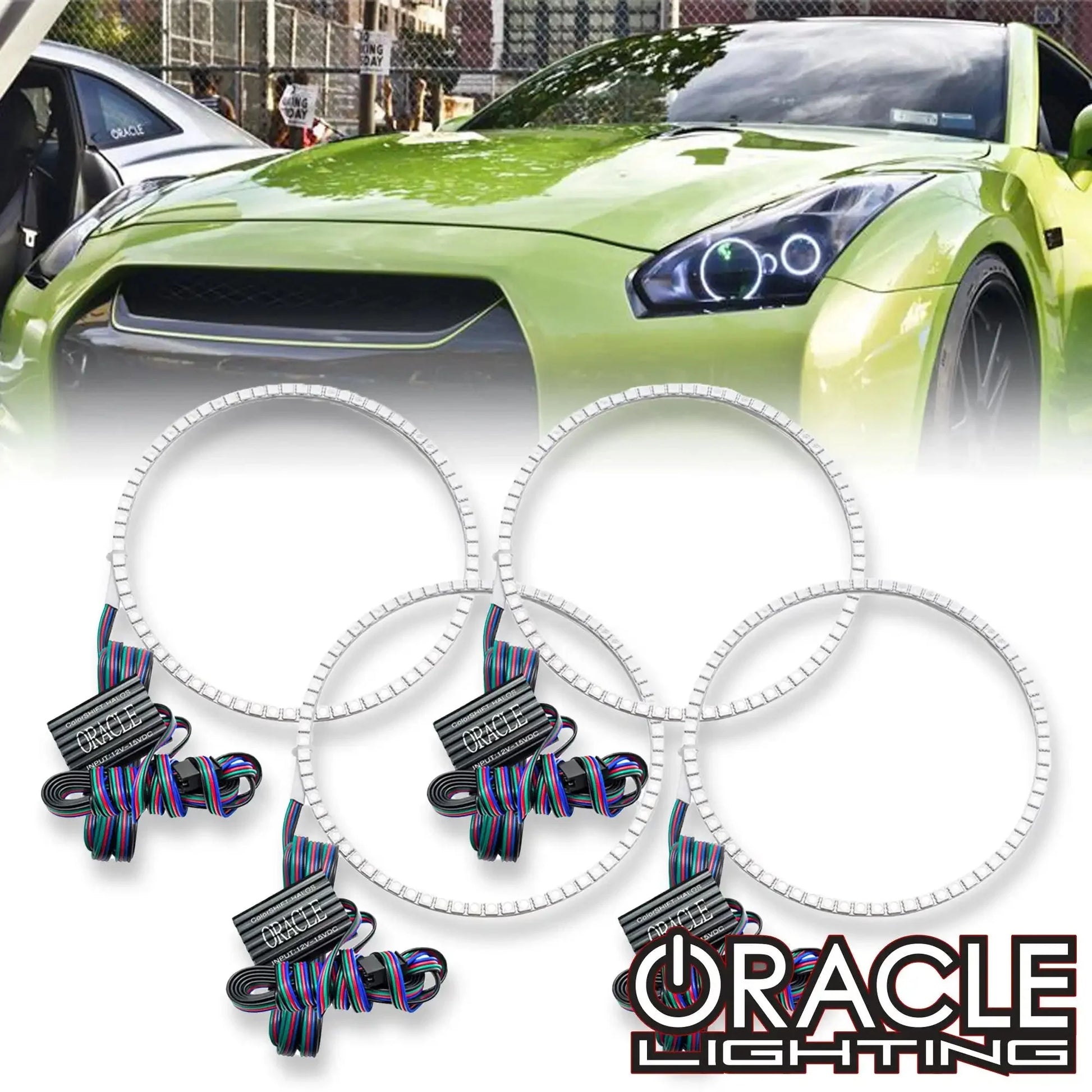 ORACLE Lighting 2009-2013 Nissan GTR LED Headlight Halo Kit by ORACLE Lighting