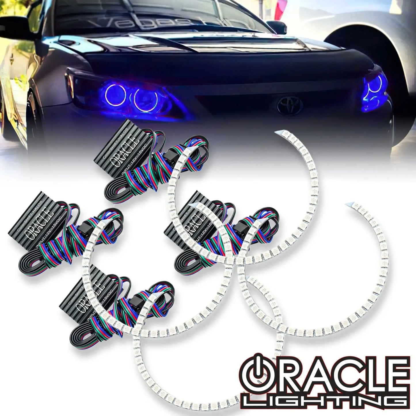 ORACLE Lighting 2003-2007 Scion tC LED Headlight Halo Kit by ORACLE Lighting