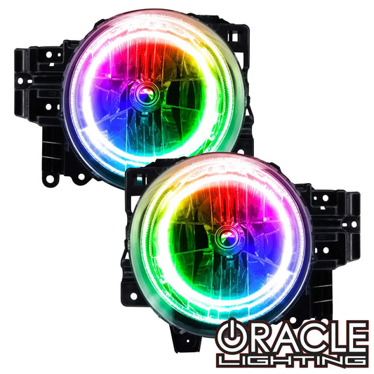 ORACLE Lighting 2007-2014 Toyota FJ Cruiser Dynamic ColorSHIFT Headlight Halo Kit by ORACLE Lighting