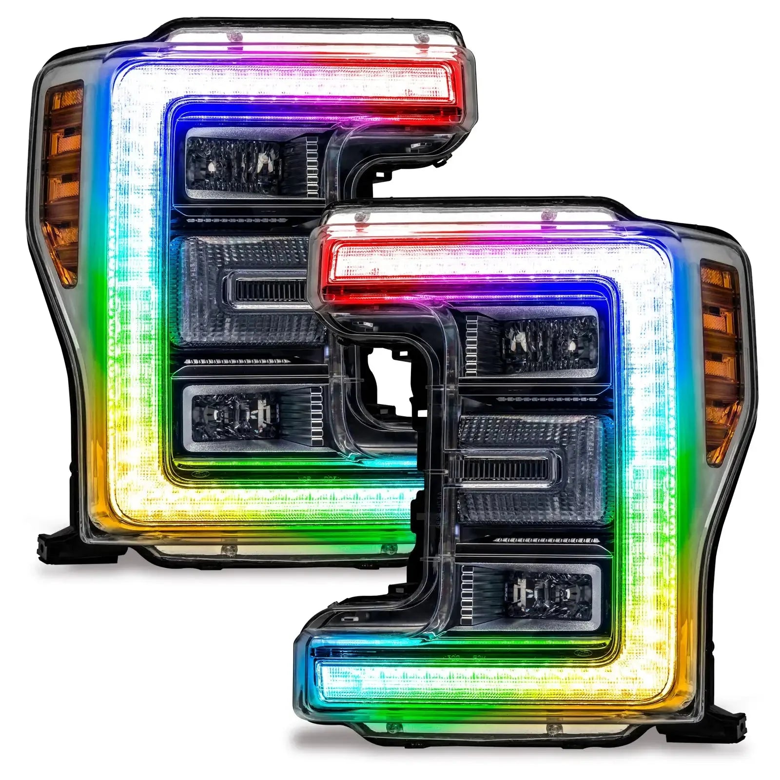 ORACLE Lighting 2017-2019 Ford F-250 /F-350 Superduty ColorSHIFT Headlight DRL Upgrade Kit by ORACLE Lighting