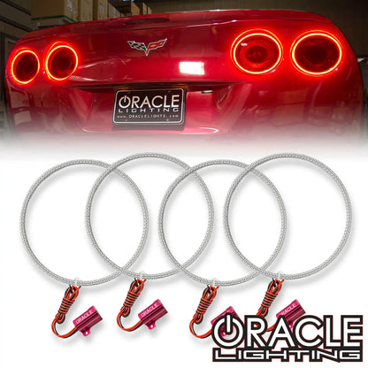 2005-2013 Chevrolet C6 Corvette ORACLE Tail Light Halo Kit by ORACLE Lighting