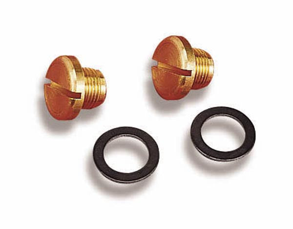 Quick change fuel Bowl Plugs by Holley