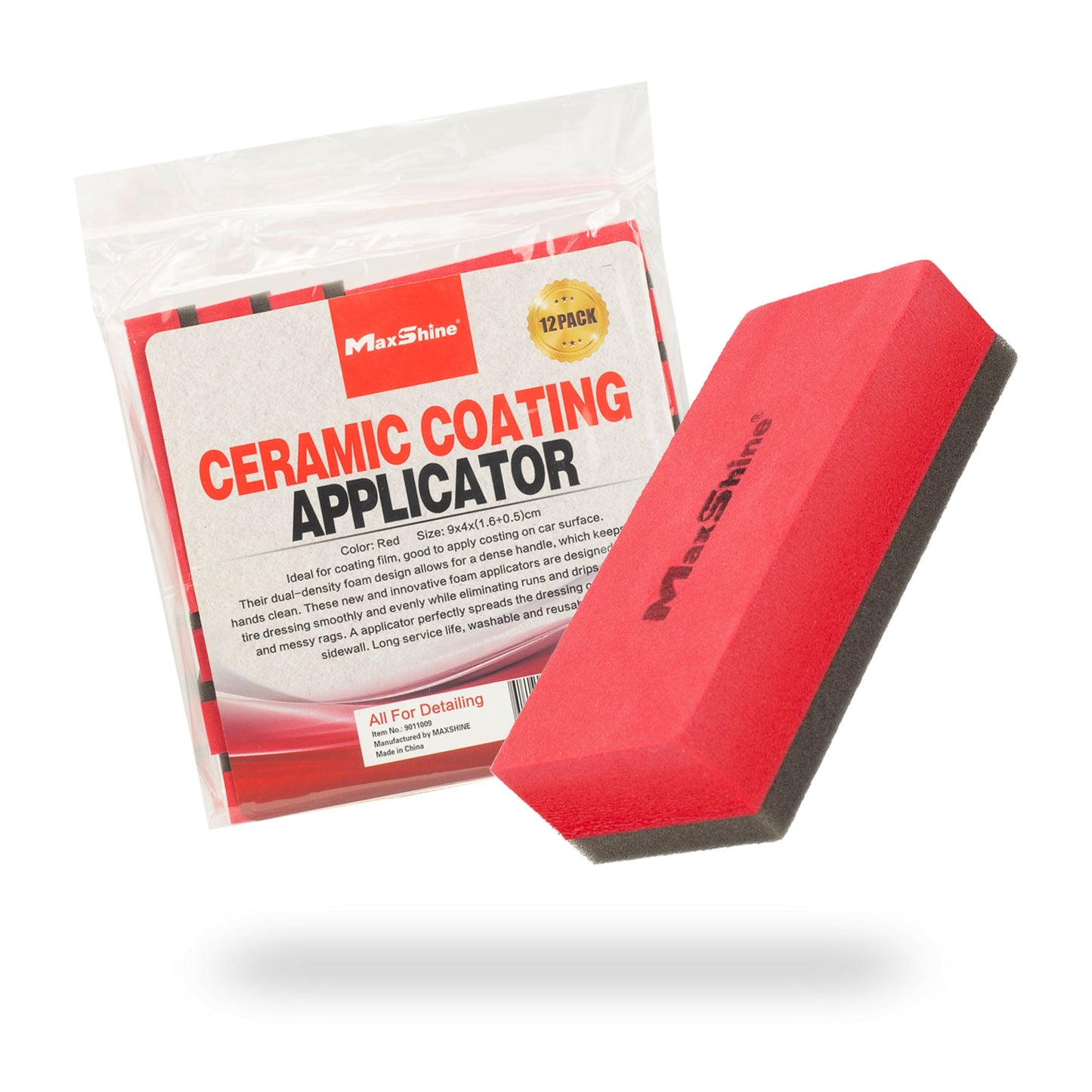 Ceramic Coating Applicator Pad - 12 Pack by MaxshineUSA