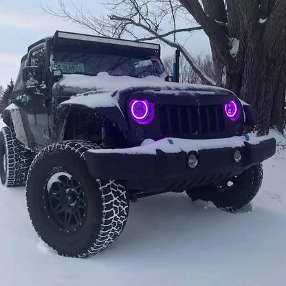 7" High Powered LED Headlights | DOT Certified Sealed Beam Replacement | Jeep Wrangler & Classic Cars by ORACLE Lighting