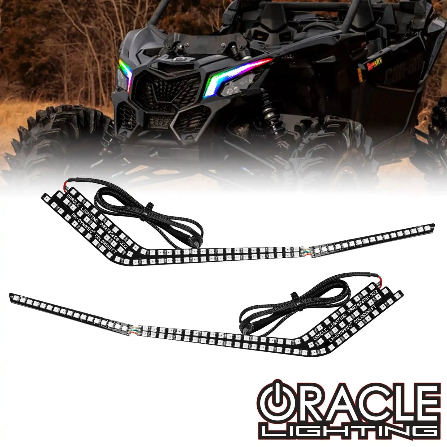 ORACLE Lighting 2017-2023 Can-Am Maverick X3 Dynamic ColorSHIFT DRL Kit by ORACLE Lighting