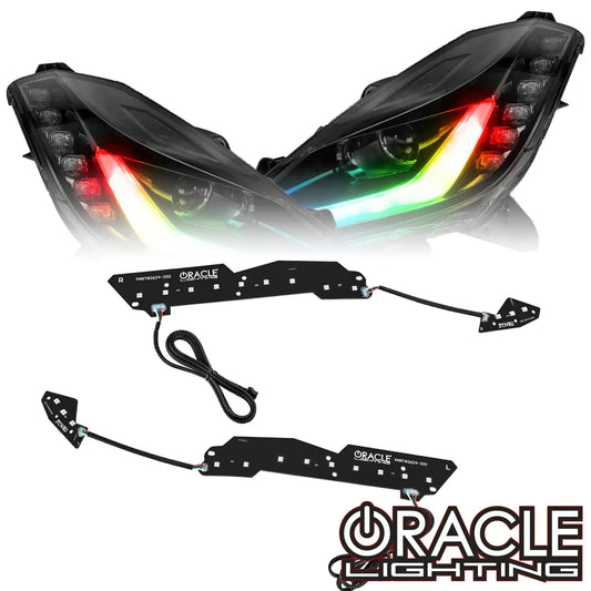 2014-2019 Chevrolet C7 Corvette ORACLE Dynamic ColorSHIFT Headlight DRL w/ Switchback Turn Signals by ORACLE Lighting
