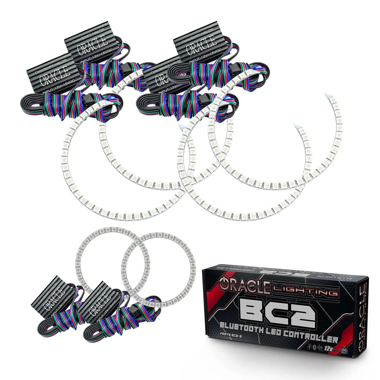 ORACLE Lighting 2011-2013 Jeep Grand Cherokee LED Headlight Halo Kit by ORACLE Lighting