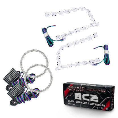 ORACLE Lighting 2011-2019 Chrysler 300C ColorSHIFT DRL Upgrade w/Halo Kit by ORACLE Lighting