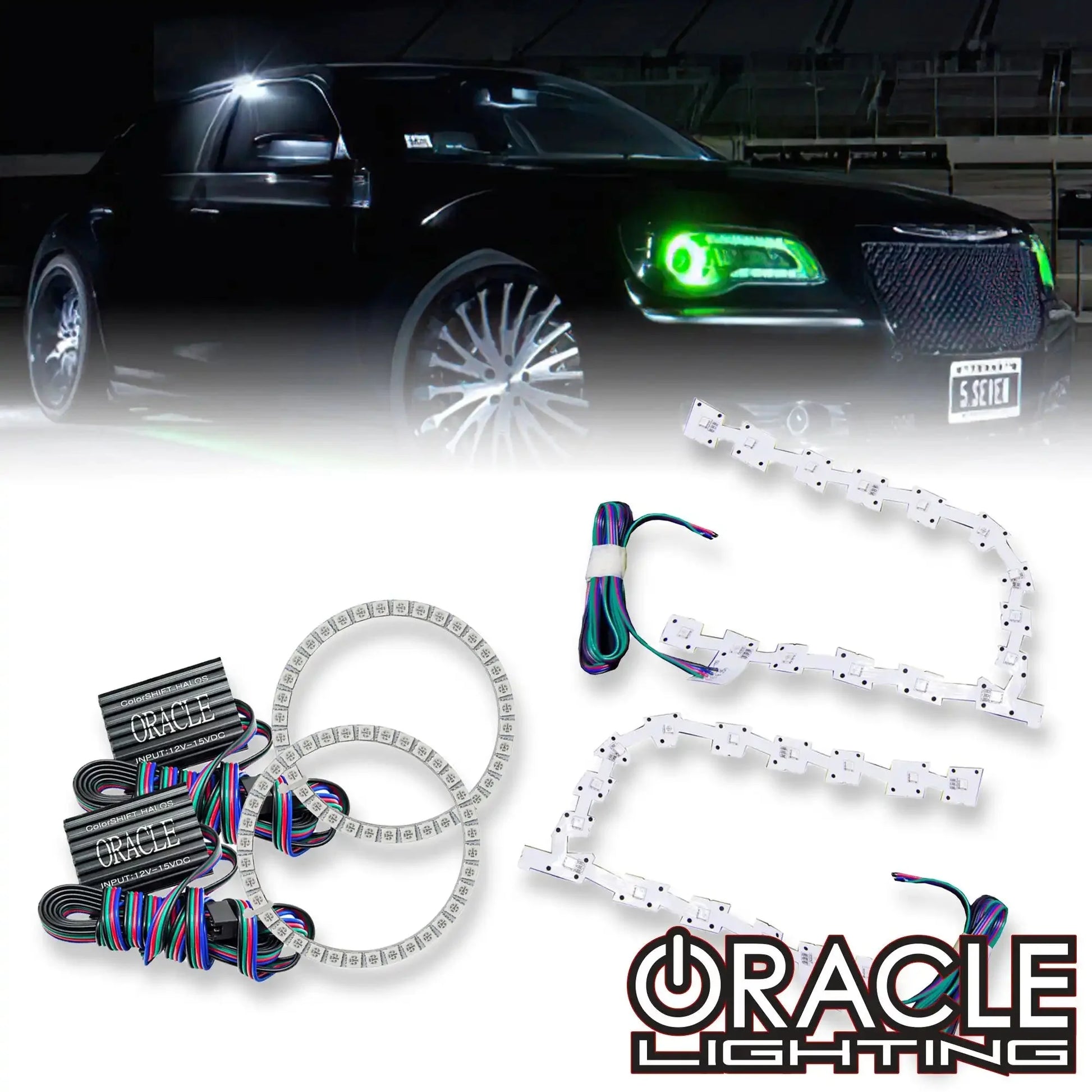 ORACLE Lighting 2011-2019 Chrysler 300/300C LED Headlight Halo Kit by ORACLE Lighting