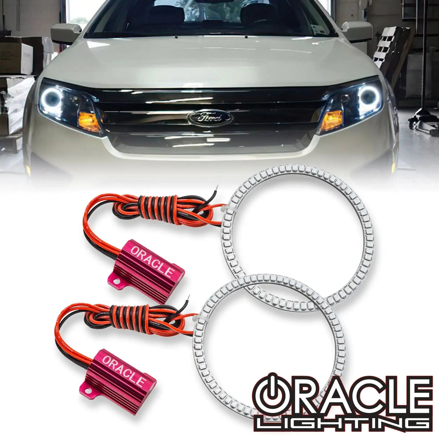 ORACLE Lighting 2010-2011 Ford Fusion LED Headlight Halo Kit by ORACLE Lighting