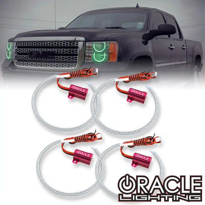 ORACLE Lighting 2007-2013 GMC Sierra LED Headlight Halo Kit (Round Style) by ORACLE Lighting