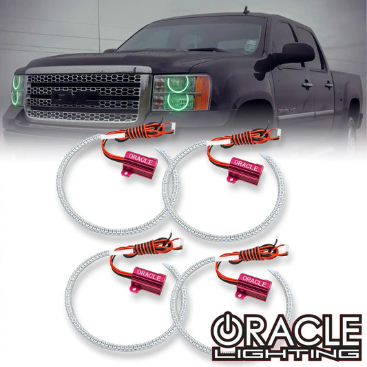 ORACLE Lighting 2007-2013 GMC Sierra LED Headlight Halo Kit (Round Style) by ORACLE Lighting