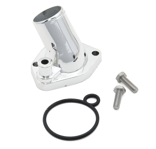 Mr. Gasket O-Ring Style Chrome Water Neck - 45 Degree by Mr Gasket
