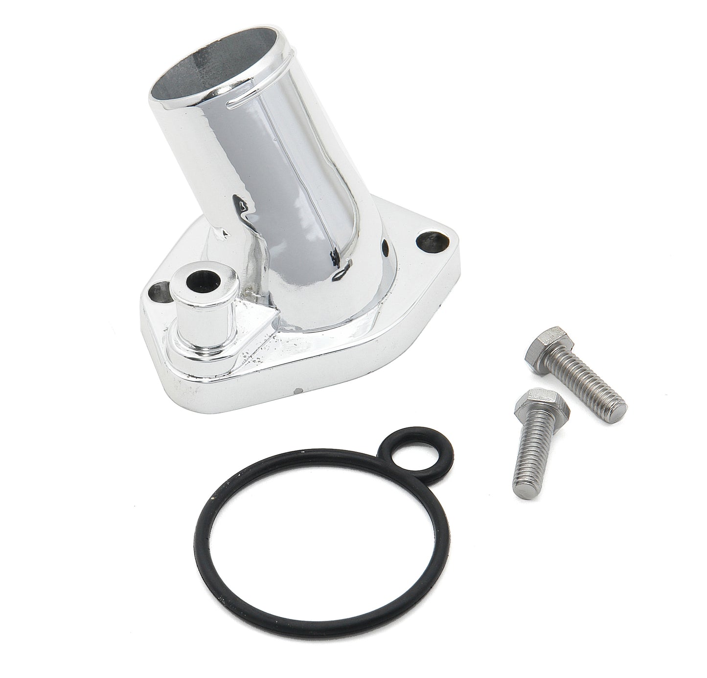 Mr. Gasket O-Ring Style Chrome Water Neck - 45 Degree by Mr Gasket
