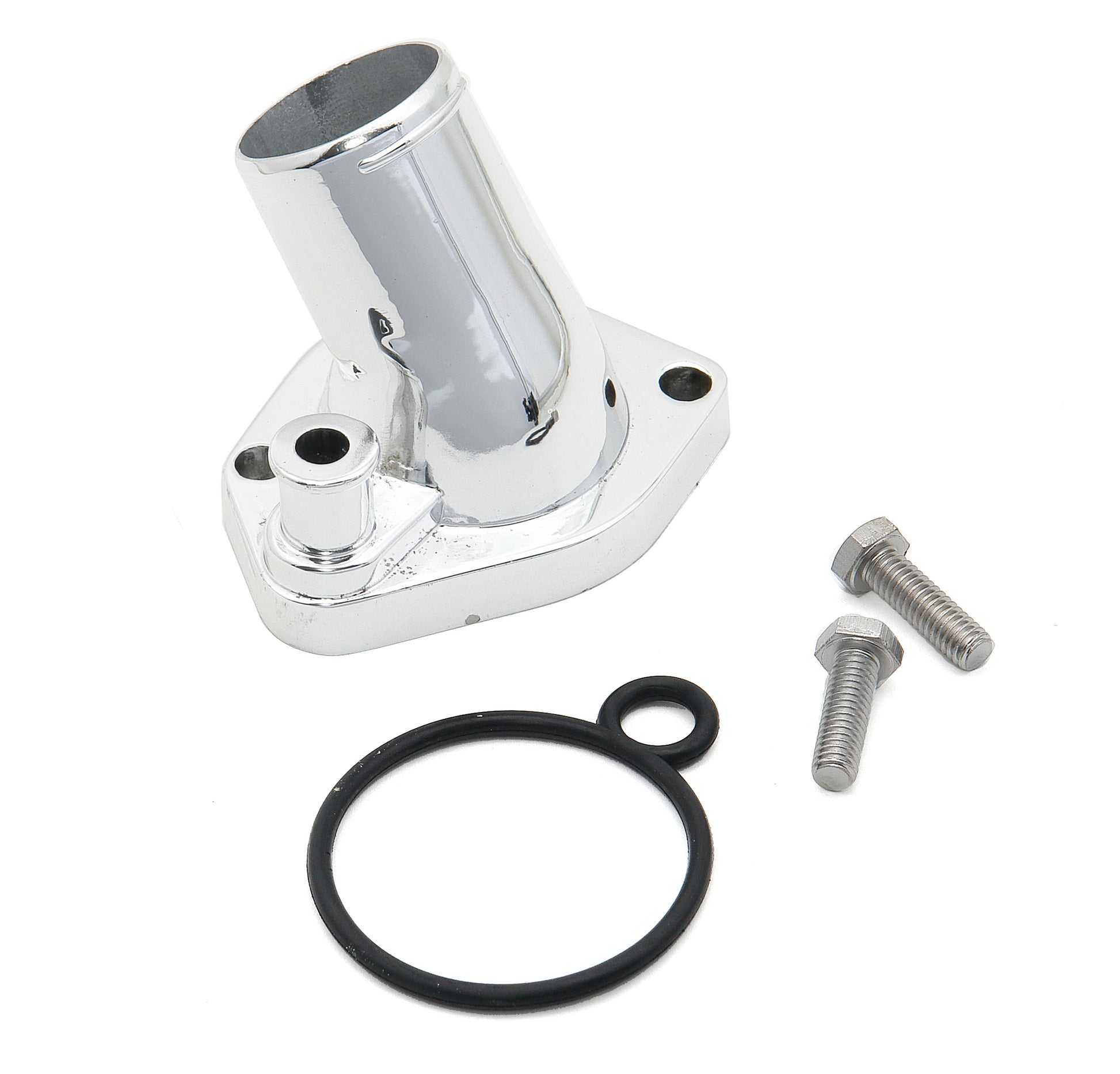 Mr. Gasket O-Ring Style Chrome Water Neck - 45 Degree by Mr Gasket