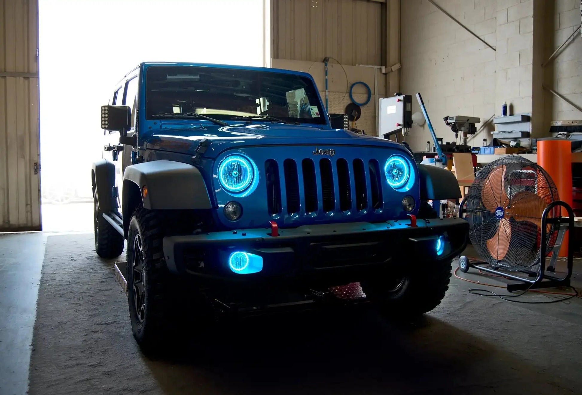 ORACLE Lighting 2007-2017 Jeep Wrangler JK LED Headlight Halo Kit by ORACLE Lighting