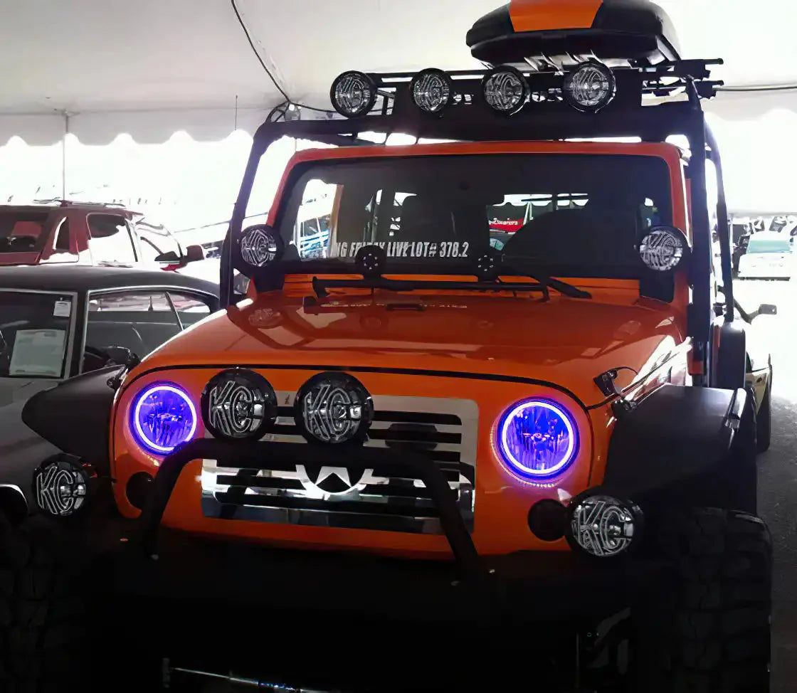 ORACLE Lighting 2007-2017 Jeep Wrangler JK LED Headlight Halo Kit by ORACLE Lighting