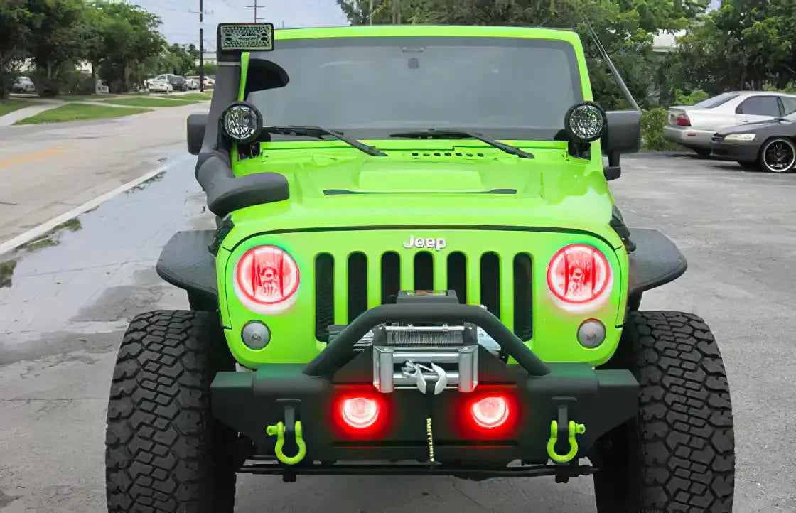 ORACLE Lighting 2007-2017 Jeep Wrangler JK LED Headlight Halo Kit by ORACLE Lighting