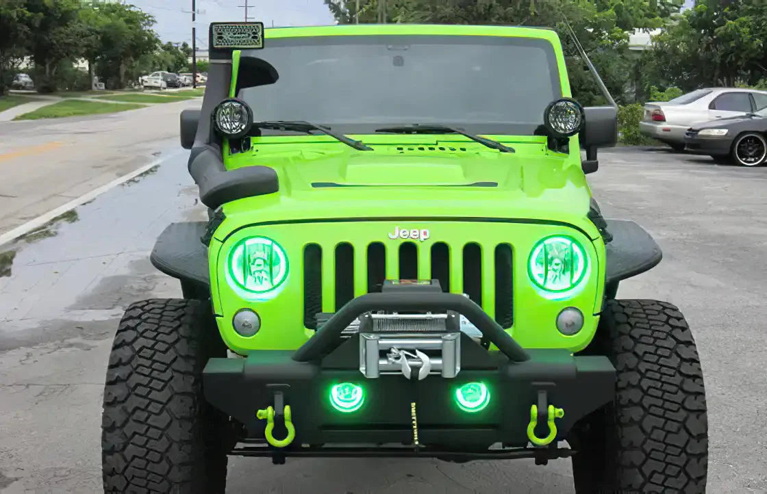 ORACLE Lighting 2007-2017 Jeep Wrangler JK LED Fog Light Halo Kit by ORACLE Lighting