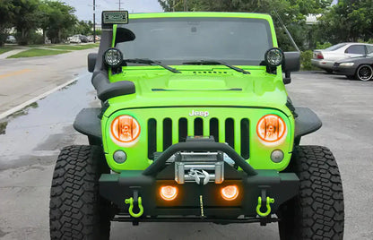 ORACLE Lighting 2007-2017 Jeep Wrangler JK LED Headlight Halo Kit by ORACLE Lighting
